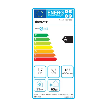 Klimatyzator okienny Sinclair ASW-09BI 2,7kW